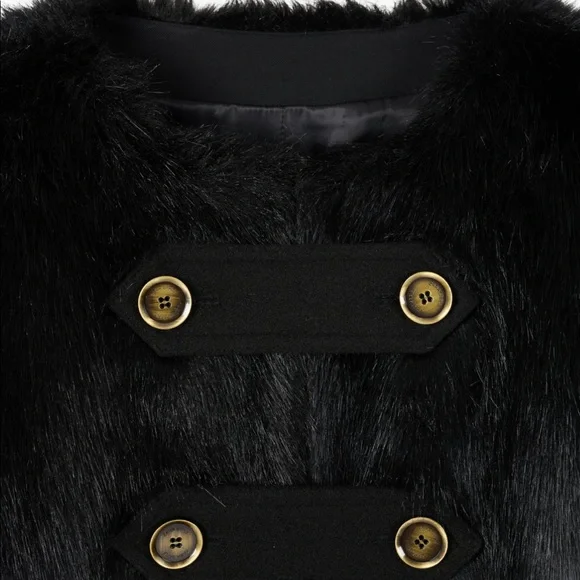 ZARA MX SHRLNG PRKR Faux fur jacket